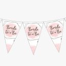 שרשרת דגלונים מסיבת רווקות ורוד