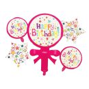 סט בלונים סוכריה יום הולדת – ורוד