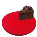 תחתית לעוגה עגולה אדום 29 ס