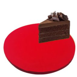 תחתית לעוגה עגולה אדום 29 ס