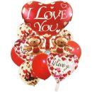 סט בלוני אהבה קונפטי