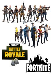 תמונה אכילה דמויות פורטנייט לעוגה 1