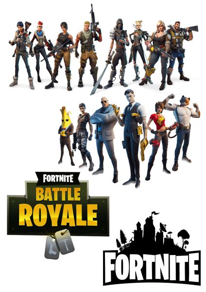 תמונה אכילה דמויות פורטנייט לעוגה 1