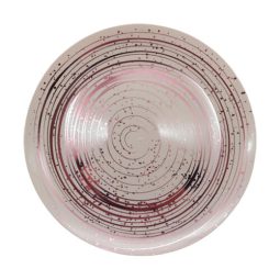 צלחות מטאור ורוד - בינוני