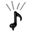 בלון הליום תו מוסיקה