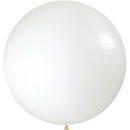 בלון לטקס ענק לבן 90 ס