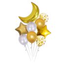 סט בלונים ירח זהב