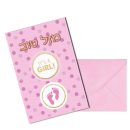 כרטיס ברכה הולדת הבת