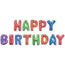 בלוני מיילר צבעוני Happy Birthday