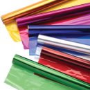 גליל צלופן צבעוני אחיד - מגוון