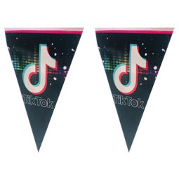 שרשרת דגלים טיק טוק TIK TOK