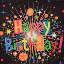 מפיות גדולות Happy Birthday - מסיבה