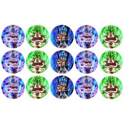 דף לקאפקייקס דרגון בול 1