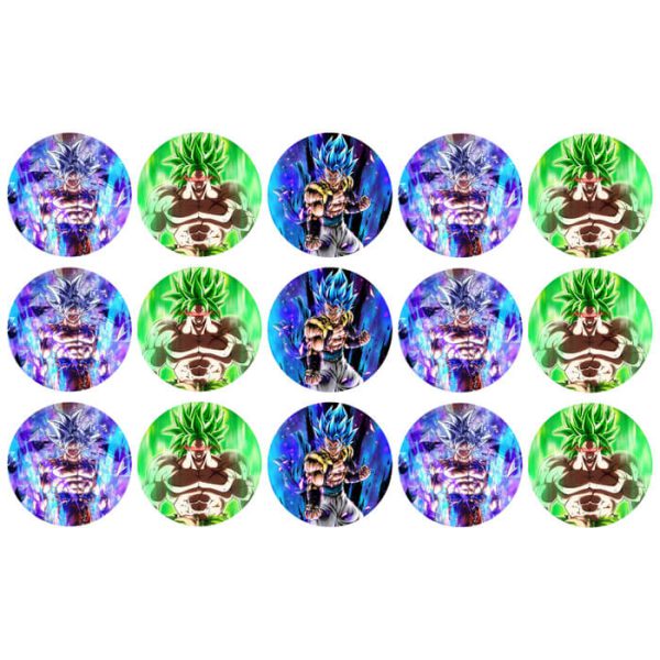 דף לקאפקייקס דרגון בול 1