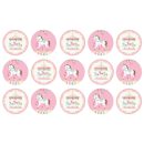 דף לקאפקייקס קרוסלה קסומה 1