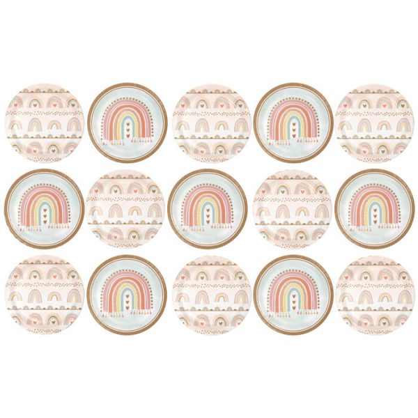 דף לקאפקייקס קשת בענן 1