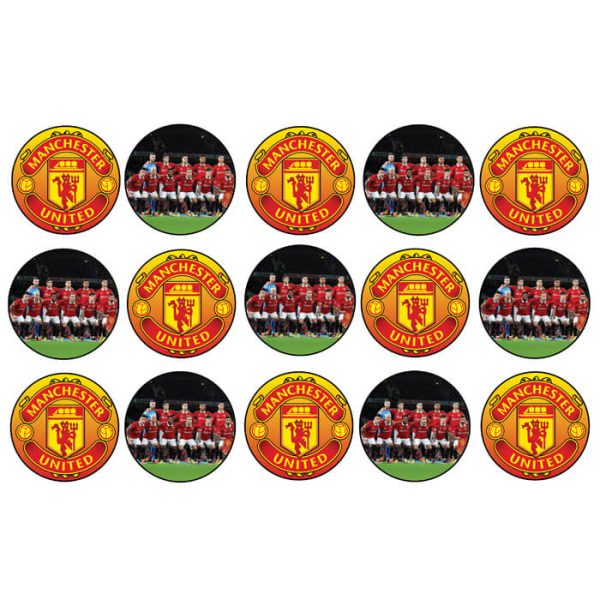 דף לקאפקייקס מנצ'סטר יונייטד 1