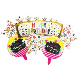 סט בלונים יומולדת צבעוני