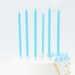 נרות ארוכים - כחול