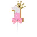 טופר גיל שנה ורוד - כתר זהב