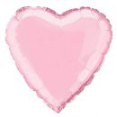 בלון הליום לב ורוד פסטל