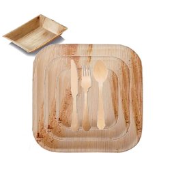 חבילת חד פעמי מתכלה מרובע