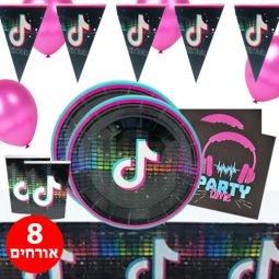 חבילת יום הולדת טיק טוק 8 מוזמנים