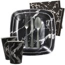 חבילת קיסר שחור כסף 10 מוזמנים