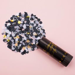 תותח קונפטי קטן - שחור