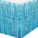 חצאית שולחן פרנזים תכלת