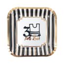 צלחות נייר קטנות חלאקה