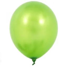 בלוני לטקס מטאלי ירוק 100 יח'