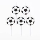 נרות כדורגל 5 יח