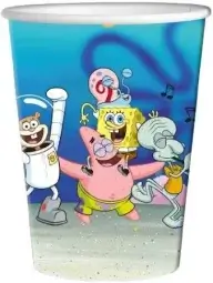 כוסות נייר חם/קר בוב ספוג