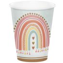 כוסות נייר חם/קר קשת בענן