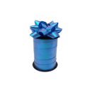 סרט קישוט + פרחים - כחול