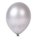 בלוני לטקס מטאלי כסף 100 יח'