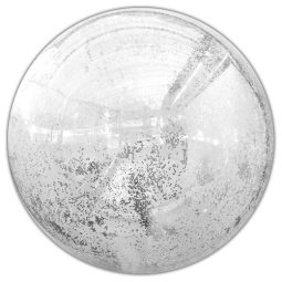 בלון בועה במילוי פתיתי כסף