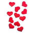 לבבות בד לקישוט - אדום