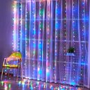 וילון לדים אור צבעוני 2/2 מטר