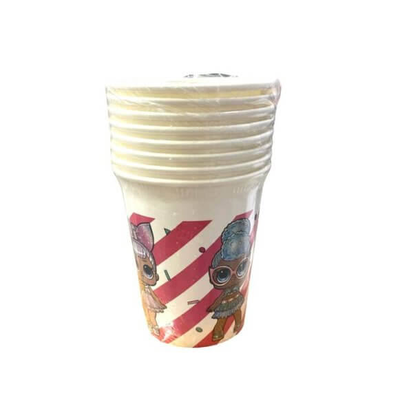 כוסות מתכלה נייר חםקר LOL