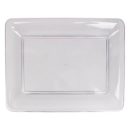 מגש מלבני בינוני - שקוף