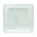 מגש מרובע בינוני - שקוף