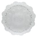 מגש פלסטיק עגול פרח קריסטל 30 ס