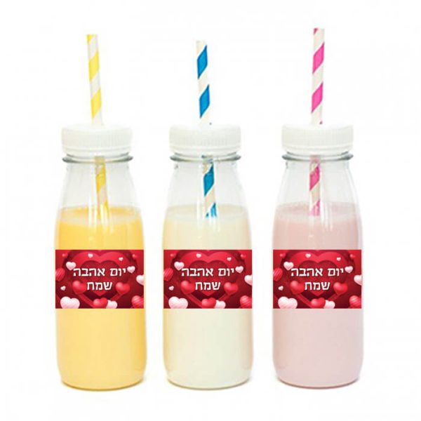 מדבקות מלבניות לעיצוב יום האהבה