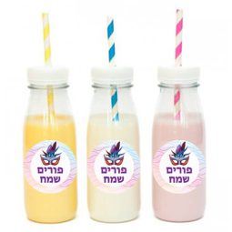 מדבקות עגולות לעיצוב פורים 3