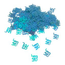 קונפטי מזל טוב - טורקיז