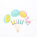 מטריות קוקטייל - טרופיים