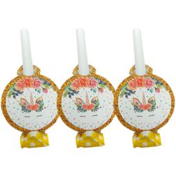 מנשפים חד קרן זהב 6 יח