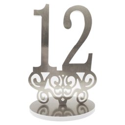 מעמד עץ מטאלי בת מצווה - כסף